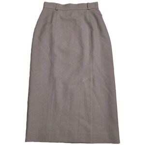 Talbots Gray Midi Skirt